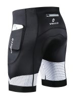 Sponeed Men's Cycling Shorts with Pockets Padded Bicycle Riding Pants Bike Biking Clothes Cycle Wear Tights