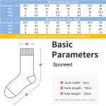 Sponeed Woman Socks Letter Striped Cotton Colorful Fashion Casual Sport Socks - Image 6
