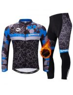 Winter Cycling Jersey Sets Men MTB Road Biker Clothing