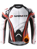 Road Bicycle Jerseys Windproof Fleece Biking Jacket for Men