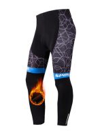 Men's Cycling Bike Trousers Windproof Fleece Bicycle Pants Warm