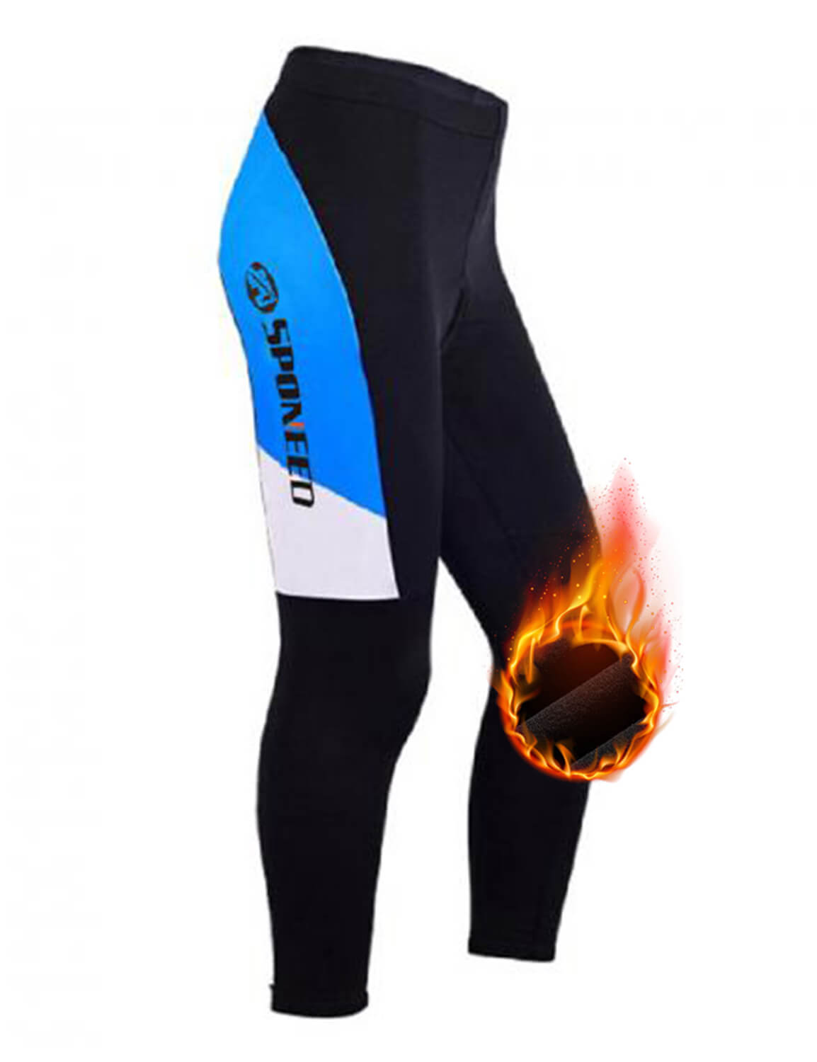 QXFF5NLR010-2-N-1 Women’s Cycling Pants Winter Windproof Bike Trousers Padded - Image 1