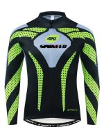 Long Sleeve Bike Bicycle Jersey Shirts Mens Spin Bicycle Sportswear
