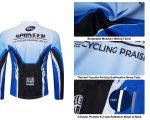 Sponeed Men’s Long Sleeve Bike Riding Outfits Including Padded Pants for Mountain and Road Cycling - Image 3