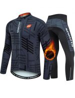 Men’s Cycling Jersey Full Sleeve Riding Wear Long Sleeve T Shirts Pants