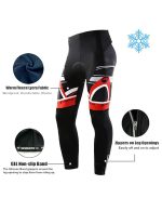 Fleece Men's Cycling Jersey Suits Windproof Bike Shirt Trousers - Image 3