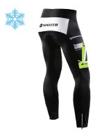 Men's Cycling Bike Trousers Windproof Fleece Bicycle Pants Warm - Image 2