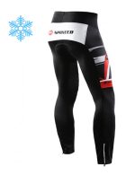 Men's Cycling Bike Trousers Windproof Fleece Bicycle Pants Warm - Image 2