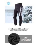 Men's Cycling Bike Trousers Windproof Fleece Bicycle Pants Warm - Image 6