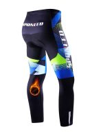 Men's Cycling Bike Trousers Windproof Fleece Bicycle Pants Warm - Image 2