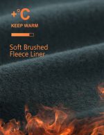 Men's Cycling Bike Trousers Windproof Fleece Bicycle Pants Warm - Image 3