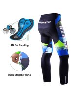 Men's Cycling Bike Trousers Windproof Fleece Bicycle Pants Warm - Image 5