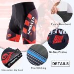 sponeed Men's Cycling Shorts 4D Padded Bicycle Riding Pants Bike Biking Clothes Cycle Wear Tights - Image 3