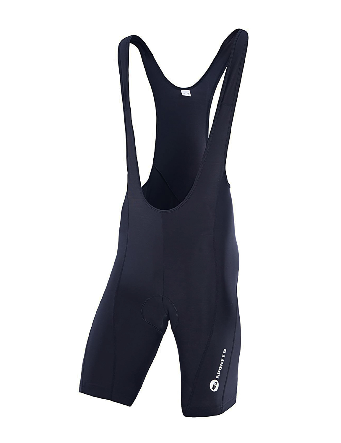 QXFM5NSB047-2-Black Line (1) Mens Cycling Bib Shorts Padded Super Stretchy Bicycle Bibs - Image 1