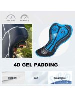 Mens Cycling Bib Shorts Padded Super Stretchy Bicycle Bibs - Image 7