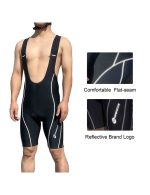 Mens Cycling Bib Shorts Padded Super Stretchy Bicycle Bibs - Image 4