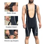 Mens Cycling Bib Shorts Padded Super Stretchy Bicycle Bibs - Image 6