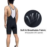 Mens Cycling Bib Shorts Padded Super Stretchy Bicycle Bibs - Image 7