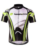 Men's Cycling Jersey Full Zipper Short Sleeve Bicycle Shirt