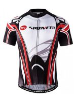 Men's Cycling Jersey Full Zipper Short Sleeve Bicycle Shirt