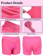 Sponeed Women's Cycling Undershorts Lightweight Padded Soft Bike Brief - Image 4