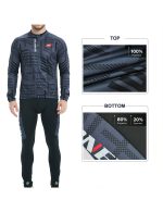 Sponeed Men’s Long Sleeve Bike Riding Outfits Including Padded Pants for Mountain and Road Cycling - Image 6