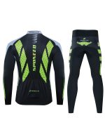 Men’s Cycling Jersey Suit Long Sleeve Mountain Bike Shirt Tights Padded - Image 2