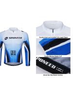 Sponeed Men’s Long Sleeve Bike Riding Outfits Including Padded Pants for Mountain and Road Cycling - Image 3