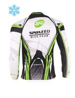 Fleece Men's Cycling Jersey Suits Windproof Bike Shirt Trousers - Image 2