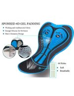 Sponeed Mens Cycling Shorts with Gel Padding Road Bike Clothing Gray - Image 5