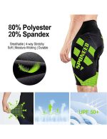 sponeed Men's Cycling Shorts 4D Padded Bicycle Riding Pants Bike Biking Clothes Cycle Wear Tights - Image 4