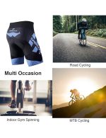 sponeed Men's Cycling Shorts 4D Padded Bicycle Riding Pants Bike Biking Clothes Cycle Wear Tights - Image 4