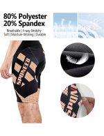 sponeed Men's Cycling Shorts 4D Padded Bicycle Riding Pants Bike Biking Clothes Cycle Wear Tights - Image 4