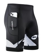 Sponeed Men's Cycling Shorts with Pockets Padded Bicycle Riding Pants Bike Biking Clothes Cycle Wear Tights - Image 3