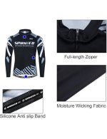 Men’s Cycling Cothing Sets Long Sleeved Bicycle Jersey and Pants Kits Road Bike Cyclist Wear - Image 4
