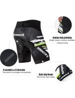 Men's Cycling Shorts 4D Gel Padding Compression Biking Half Pants - Image 6