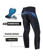 Men's Bicycle Pants 4D Padded Road Cycling Tights Leggings Outdoor Cyclist Riding Bike Wear - Image 3