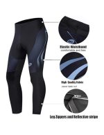 Men's Bicycle Pants 4D Padded Road Cycling Tights Leggings Outdoor Cyclist Riding Bike Wear - Image 6
