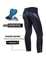 Men's Bicycle Pants 4D Padded Road Cycling Tights Leggings Outdoor Cyclist Riding Bike Wear - Image 5