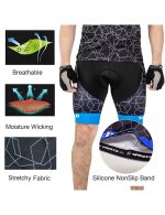 Cycling Bike Shorts Mens High Elastic Cyclist Biking Half Pants - Image 4