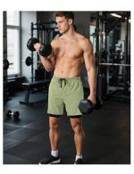 Men's 2-in-1 Athletic Running Shorts with Pockets, Quick-Dry Lightweight for Gym Training & Outdoor Sports, 7" Athletic Workout Shorts - Image 7