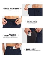 Men's 2-in-1 Athletic Running Shorts: 7" Quick-Dry & Breathable Athletic Training Shorts with Pockets for Gym & Outdoor Sports - Image 7