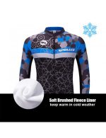 Winter Cycling Jersey Sets Men MTB Road Biker Clothing - Image 3