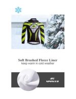 Fleece Thermal Bicycle Shirts Anti-UV Cycling Bike Tops Clothing - Image 2