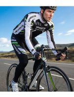 Cycling Jersey Pants Sets Spring Outdoor Bike Sportswear Compression - Image 4