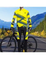 Cycling Clothes for Men Long Sleeve Mountain Bike Road Bicycle Shirt Jerseys Padded Pants Biking Outfits - Image 6