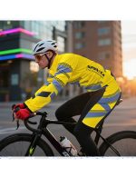 Cycling Clothes for Men Long Sleeve Mountain Bike Road Bicycle Shirt Jerseys Padded Pants Biking Outfits - Image 10
