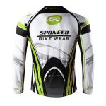 Men's Long Sleeve Bike Reflective Full Zip Bicycle Shirts Pockets - Image 2