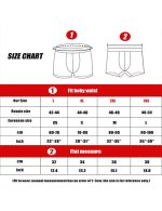 Sponeed Men's Underwear Boxer Briefs Cool Cotton Fabric - Image 3