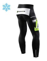 Fleece Men's Cycling Jersey Suits Windproof Bike Shirt Trousers - Image 5